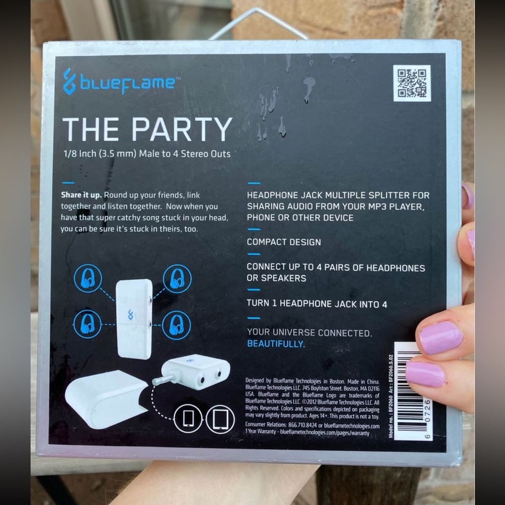 Blueflame 4-Way Headphone Splitter Hub - Picture 4 of 5